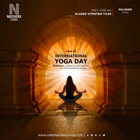 "International Yoga Day"  #internationalyogaday #yoga #yogaday #yogainspiration #yogalife #yogaeverywhere #nakshatraceramic Yoga Day Creative Post, Yoga Day Creatives, International Yoga Day Creative Ads, International Yoga Day Creative, Yoga Day Post, Yoga Day Creative Ads, International Yoga Day Poster, Yoga Day Creative, Happy International Yoga Day