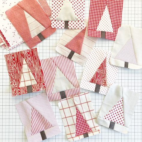 Tree Quilt Block, Diary Of A Quilter, Forest Quilt, Amy Smart, Christmas Tree Quilt, Missouri Star Quilt Company, Christmas Quilt Patterns, Red And White Quilts, Quilt Modernen