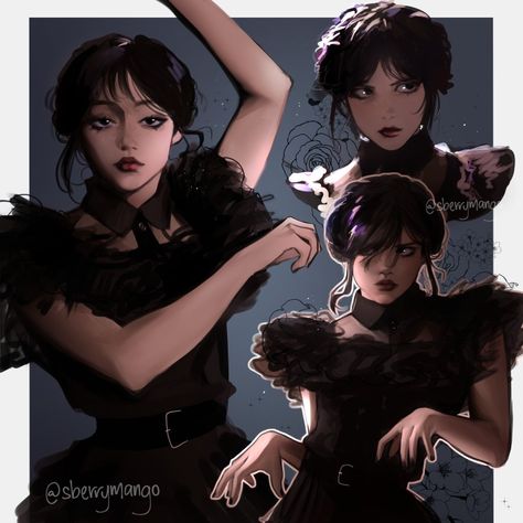 Wednesday Style, Addams Familie, Kunstjournal Inspiration, Kasut Wanita, Addams Family Wednesday, Prințese Disney, Animale Rare, 인물 드로잉, Fete Anime