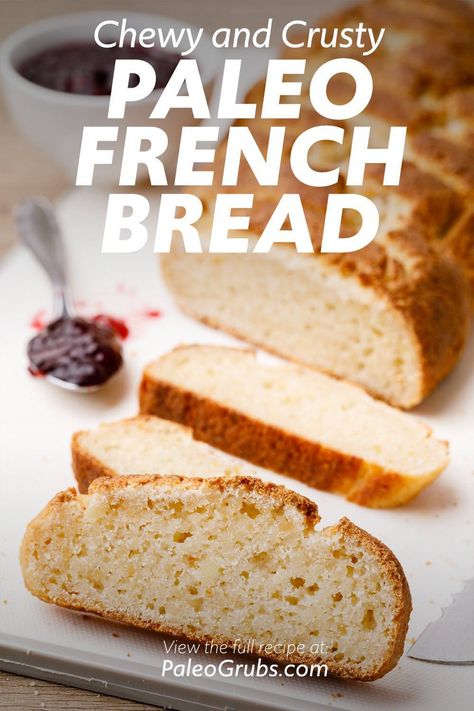 Paleo Artisan Bread, Low Carb Crusty Bread, Aip Paleo Bread, Paleo Crusty Bread, Whole Food Bread Recipe, Paleo Vegan Bread, Paleo French Bread, Paleo Crossiants, Keto French Bread Recipes