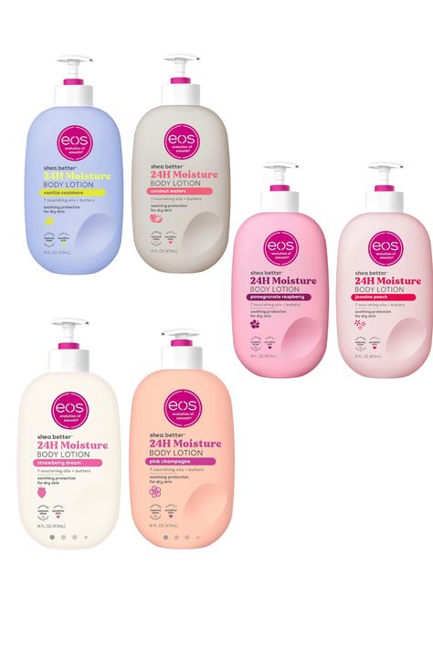 EOS the best lotion and it keeps your skin soft Eos Skin Care, Eos Strawberry Lotion, Eos Body Wash, Eos Body Lotion, Body Collage, Eos Lotion, Eos Products, Best Lotion, Body Hygiene