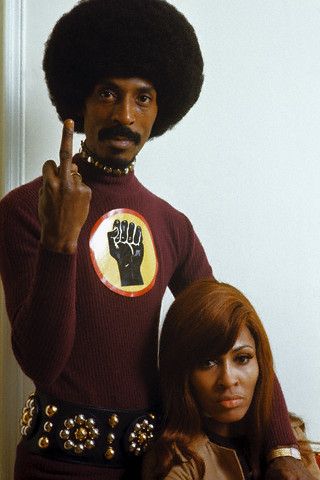 Ike & Tina Turner — Image by © Tony Frank/Sygma/Corbis. The “Black Power in yo face, honky” flip. (circa 1960s) Ike Turner, Garage Punk, African American Man, Photo Star, Ike And Tina Turner, Serge Gainsbourg, Vintage Black Glamour, Musica Rock, Black Hollywood