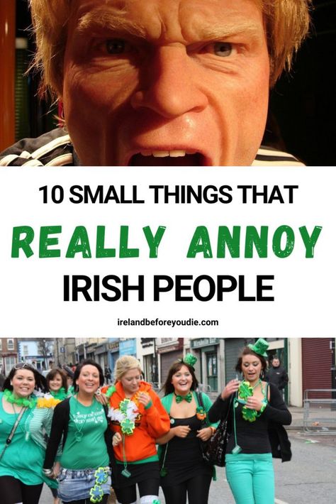 Irish people are known to be friendly and laid back but we'd advise you don't annoy them. Here are the top 10 small things that really annoy Irish people. #Irishpeople #annoying #Irish Irish Dress Modern, Ireland Fashion Aesthetic, Irish Travellers Style, Irish Festival Outfit, Irish Fashion Women Summer, Irish Women Fashion, Irish Winter Fashion, Irish Style Fashion Women, Irish Clothing Women