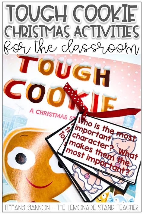 Looking for Christmas read alouds with engaging activities? Make teaching literacy skills even more fun using How Tough Cookie and these hands on activities, anchor charts, graphic organizers, and digital lessons. Click the pin to see ALL the fun included! Reading Buddy Christmas Activities, Christmas Sel Activities For Kids, Christmas Read Alouds 2nd Grade, Tough Cookie Book Activities, Sel Christmas Activities, Christmas Read Alouds With Activities, Grinch Day At School Activities, Sel Crafts, December Read Alouds