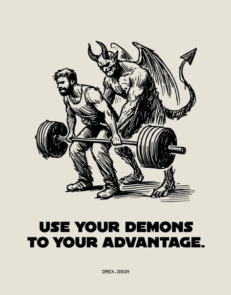 Inner Demon, Inner Demons, Women's Fitness Motivation, Build Confidence, Health Quotes Motivation, Motivational Quotes For Working Out, Gym Motivation Quotes, Running Motivation, Daily Motivational Quotes