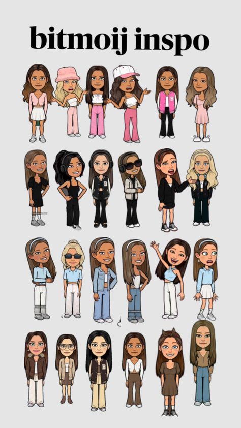 Bitmoji inspo Christmas Bitmoji, Pretty Bitmoji Ideas, Bitmoji Inspo, Bitmoji Outfits Baddie, Cute Snapchat Bitmoji Ideas, Coffee Infographic, Coloring Pictures, Outfit Inspirationen, Snapchat