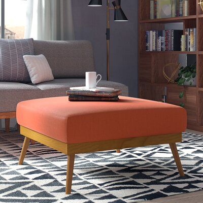 Living room decor orange