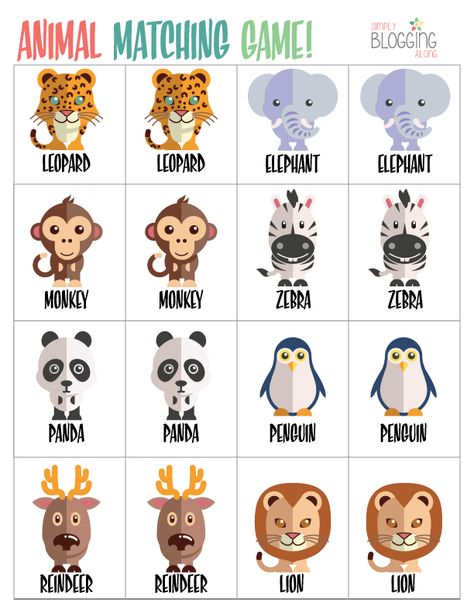 <p>Are you looking for fun Preschool Zoo activities that your child will love? Two of my boys are currently in Preschool so I am always trying to come up with fun games that are both education and entertaining that they…</p> Animals Lessons Preschool, Animal Memory Game Free Printables, Zoo Lesson Plans For Toddlers, Zoo Animal Activities For Toddlers, Preschool Zoo Activities, Zoo Activities For Toddlers, Animals Memory Game, Animal Memory Game, Zoo Lessons