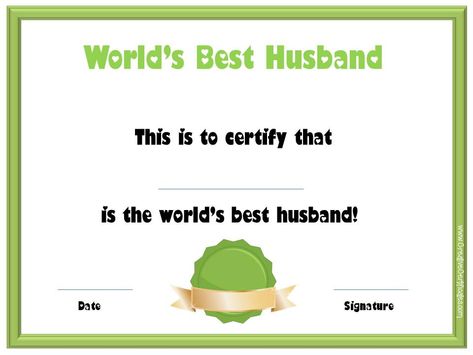 Best Husband Award Quotes by @quotesgram Award Quotes, Best Husband Quotes, Free Printable Certificate Templates, Letter School, Free Gift Certificate Template, Proposal Letter, Award Template, Awards Certificates Template, Custom Awards