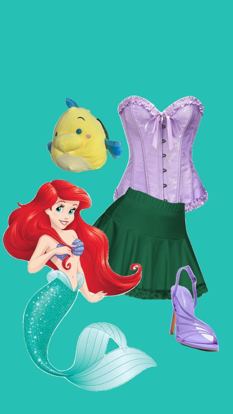 Ariel Halloween Costume Corset, Cute Ariel Costumes, Ariel Corset Costume, Ariel Costume Women, Ariel Corset, Ariel Halloween Costume, Corset Halloween Costumes, Ariel Costume, Ariel Costumes