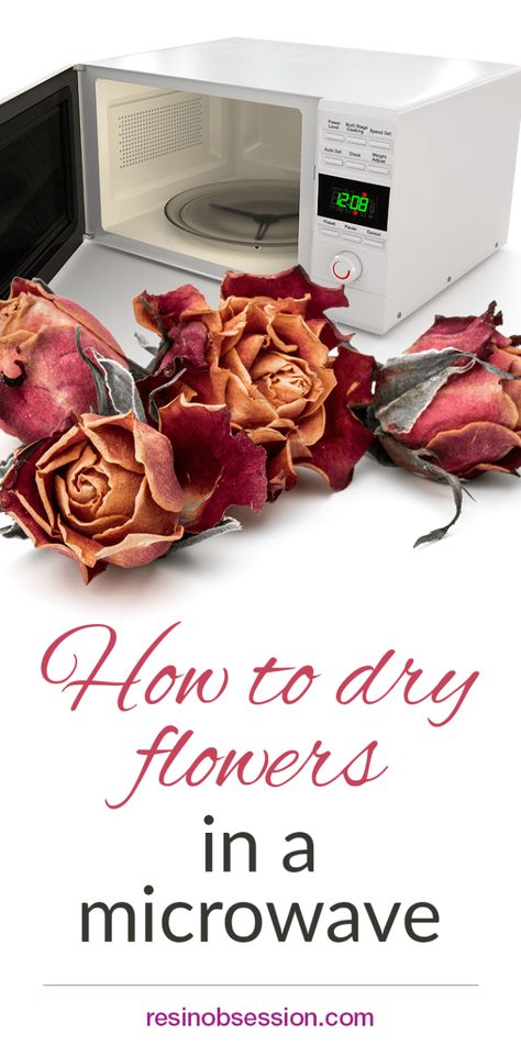 How to dry flowers in the microwave Microwave Flower Press, How To Dry Flowers, Flower Drying, Resin Inspiration, Drying Flowers, Dried Flowers Diy, Memorial Ideas, Fleurs Diy, Resin Jewelry Making