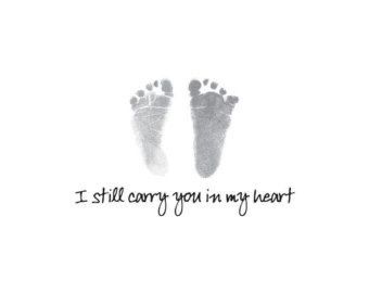 Angel Baby Quotes, Baby Memorial Tattoos, Baby Footprint Tattoo, Getting Pregnant Tips, Angel Bebe, Remembrance Tattoos, I Carry Your Heart, Tattoos Skull, Child Loss