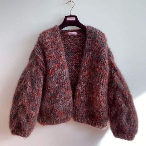 Cardigan Hand Knitted, Mohair Knitting, Mohair Vest, Mohair Sweater Knit, Cable Cardigan, Mohair Knit, Mohair Cardigan, Chunky Knit Cardigan, Hand Knitted Sweaters