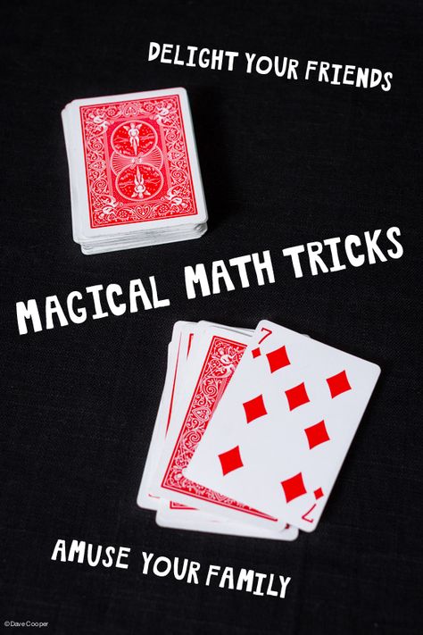 Do your kids hate math? Add a little bit of magic and they'll be sure to get excited! See 3 tricks to have up your sleeve with @pbsparents. Magic Tricks With Cards, Card Tricks For Kids, Math Magic Tricks, How To Do Magic, Hate Math, Mind Reading Tricks, Magic Tricks For Kids, Magic Card Tricks, Cool Magic Tricks