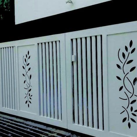 100 Backyard Fence Design Ideas 2023 House Exterior Boundary Front Wall Design Patio Garden Fence Modern Simple Gate Design, Ms Steel Gate Design, Ms Front Gate Design, Simple Gate Design Modern Steel, Sliding Gate Designs For Home, Ms Gate Design Modern Entrance, Latest Main Gate Designs Sliding, Fabrication Gate Design, Simple Iron Main Gate Design