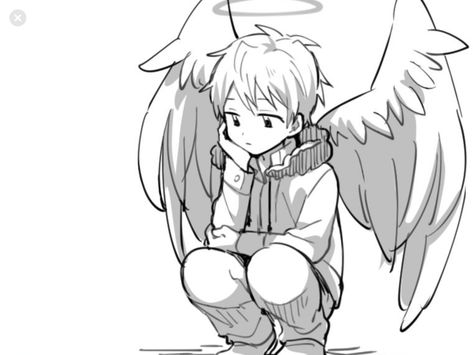 Wings Drawing, Angel Drawing, Anime Angel, Art Tutorials Drawing, Anime Poses Reference, Anime Sketch, Drawing Base, Drawing Poses, Drawing Reference Poses