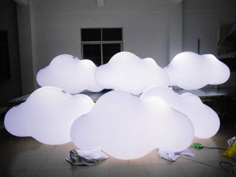 PRICES MAY VARY. [Specification]: Material: PVC; Inflated size: 6.56ft Long; Fabric color: white [Accessories]: D rings and gas nozzle on the cloud balloon + 2 mobile lights + 1 remote controller + ropes + repair pieces(Air Pump NOT include) [Usage]: Can be hung up to the ceiling; D rings and ropes of the top for fixing cloud. It needs a ceiling or something support on the top, and tie the cloud to the ceiling with a rope. [Application]: Birthday party, Wedding, Events, Advertising, Opening cere White Cloud Balloon Garland, Cloud Welcome Sign, Cloud 9 Hoco Theme, Boho Rainbow Decorations Party, On Cloud Nine Party Theme, On Cloud Nine Backdrop, Clouds Wedding Theme, Ceiling Clouds With Lights, Fake Clouds Diy