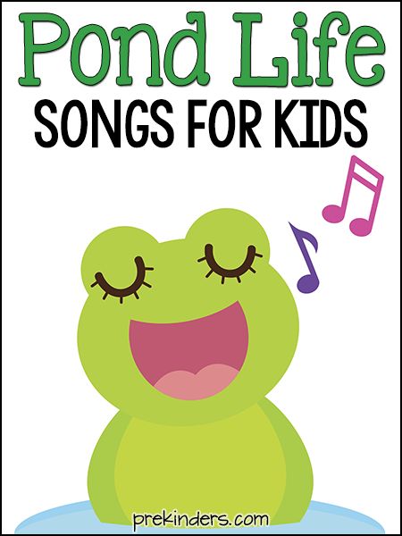 Pond Life Songs for Kids Pond Life Activities For Infants, Music Preschool, Pond Life Theme, Spring Songs, Frogs Preschool, Pond Crafts, Infant Curriculum, Life Songs, Homeschooling Kindergarten