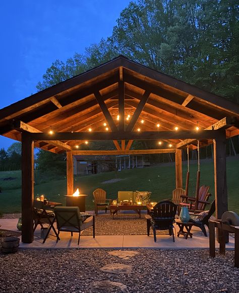 Pavillion Backyard, Outdoor Pavillion, Outdoor Gazebo, Patio Deck Designs, Outdoor Patio Designs, Outdoor Pavilion, Backyard Gazebo, Backyard Pavilion, Outdoor Gazebos