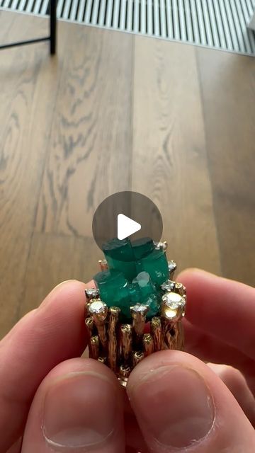 33K views · 4.1K likes | George Smith on Instagram: "A rough Colombian emerald and diamond engagement ring made in Moscow for a friend of mine. Truly of a kind, top colour and super exotic. #emerald #emeralds #colombianemerald #colombianemeralds #alpinegreen #muzoemeralds #roughemerald #roughemeralds #roughcrystals #gemcrystal #colombia #emeraldengagementring #weddings #weddingseason" Emerald And Diamond Engagement Ring, Colombian Emerald Ring, Alpine Green, Colombian Emeralds, Emerald Engagement Ring, Gorgeous Jewelry, Emerald Ring, Wedding Season, Diamond Engagement Ring