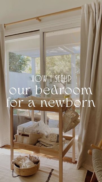 Parent And Newborn Shared Room, Bedroom Newborn Setup, 1 Bedroom Apartment Nursery Ideas, Crib Set Up For Newborn, Bedside Setup For Newborn, Newborn In Room With Parents, Snoo Bassinet In Bedroom, Newborn Space In Parents Room, Newborn Bedroom Setup