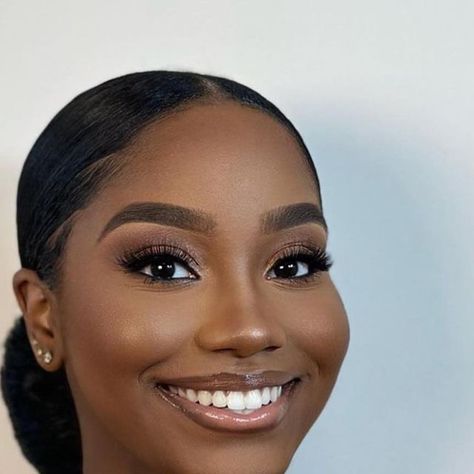 Black Wedding Makeup, Black Bridal Makeup, Natural Glam Makeup, Instagram Face, Makeup For Black Skin, Brown Skin Makeup, Photoshoot Makeup, Black Makeup, Bridal Makeup Looks