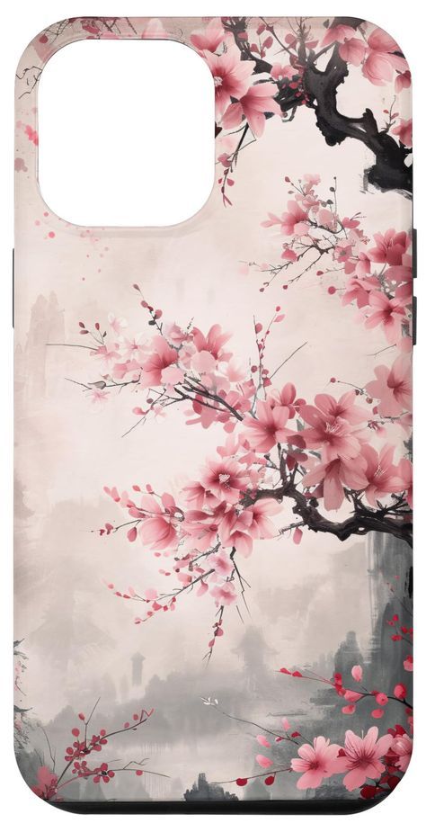 PRICES MAY VARY. Embrace timeless grace with this design, featuring delicate cherry blossoms evoking the serene beauty of a vintage Japanese landscape. Infuse your style with a touch of spring, capturing the essence of sakura season and the peacefulness of nature's transient artistry. Two-part protective case made from a premium scratch-resistant polycarbonate shell and shock absorbent TPU liner protects against drops Printed in the USA Easy installation Sakura Season, Cherry Trees, Japanese Landscape, Sakura Cherry Blossom, Japanese Cherry Blossom, Aesthetic Photos, Cherry Tree, Cherry Blossoms, Aesthetic Photo