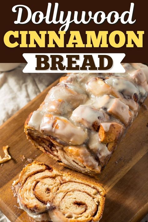 Dollywood cinnamon bread is sweet, crunchy, and so amazing! Learn how to make it and get tips for the best cinnamon bread you've ever had. Best Cinnamon Bread, Dollywood Cinnamon Bread, Dolly Parton Recipes, Cinnamon Bread Recipe, Cinnamon Roll Bread, Frozen Bread Dough, Cinnamon Swirl Bread, Swirled Bread, Cinnamon Recipes