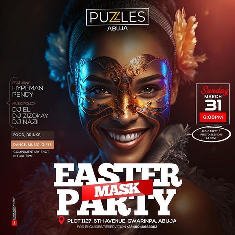 Easter Mask Party Epic Flyer design #viral #trending #fyp Masked Party, Party Flyer Design, Social Media Art, Flyers Design, Creative Flyer Design, Flyer And Poster Design, Church Flyer, Creative Flyers, Brain Dump