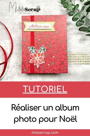 Réaliser un album photo personnalisé pour Noël afin d'offrir un cadeau original rempli de souvenirs ? C'est le thème de la création du jour ! Aujourd'hui, je t'explique comment faire pour avoir de beaux cadeaux uniques à offrir et ainsi pouvoir se remémorer plein de beaux souvenirs. Missscrap Mini Albums Photo, Album Photo Scrapbooking, Album Tutorial, Mini Album Tutorial, Scrap Album, Album Scrapbooking, Photo Album Scrapbooking, Album Photo, Scrapbook Albums