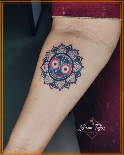 Nataraja Tattoo Design, Jagannath Image, Guys Hand Tattoos, Tattoos For Guys Hand, Devotional Tattoo, Tiny Tattoos With Meaning, Kali Tattoo, Hindu Tattoos, Jagannath Temple