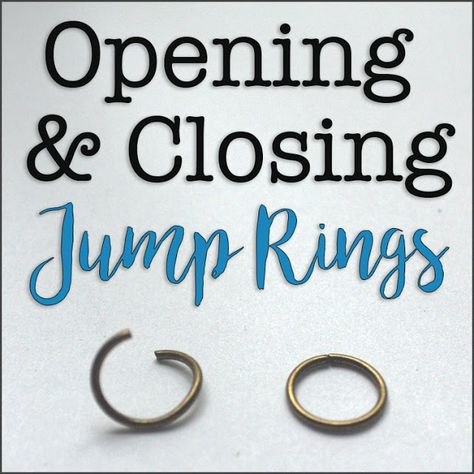 Opening and Closing Jump Rings: jewelry-making for beginners How To Coil Wire For Jewelry, Jewelry Basics, Making Jewelry For Beginners, Holly Hobby, Jump Ring Jewelry, Jewelry Beauty, China Crafts, Jewelry Making Business, Jewelry Knowledge