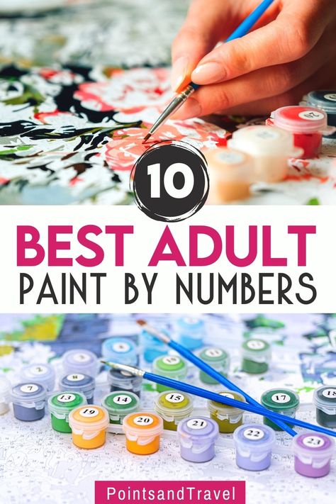 Therapeutic Painting, Adult Paint By Numbers, Eiffel Tower Painting, Paint A Picture, Number Gifts, Number Art, Things To Do At Home, Best Paint, Painting Templates