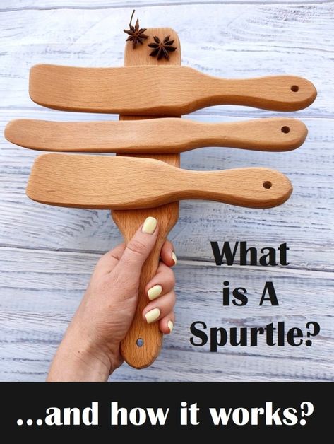 Wooden Sourdough Spatula, Spurtle Kitchen Utensils, How To Make Wooden Spoons, Carving Wooden Spoons, Wooden Kitchen Tools, Diy Wood Spoon, Wood Bowl Carving, Spurtle Handmade, Wooden Kitchen Utensils Handmade