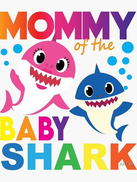 "Copy of Mommy Of The Baby Shark Birthday Mommy Shark Mother's Day " Sticker for Sale by ART ilo | Redbubble Mommy Shark, Baby Shark Birthday, Shark Birthday, Baby Shark, Mother’s Day, Mother's Day, Mothers Day, Birthday, For Sale