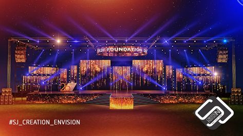 Award Stage on Behance Led Stage Design, Stage Concept, Stage Ideas, Led Stage, Night Bar, Stage Background, Event Stage, Award Show, Awards Night