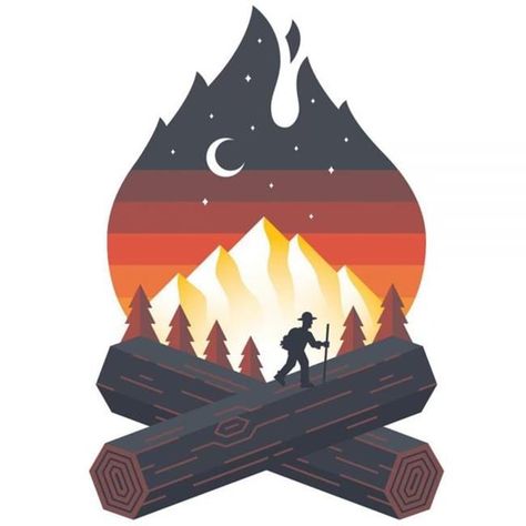 Campfire Stories, Camping Theme, Creative Teaching, Office School, Made In America, School Crafts, Sticker Art, Print Stickers, Campfire