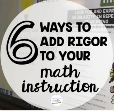 Our guest blogger is sharing six ways to add rigor to your math instruction, and she includes a variety of different suggestions! Math rigor can be easy! Math Coaching Elementary, Math Instructional Coach, Math Coaching, Math Fluency, Math Coach, Math Magic, Math Education, Coaching Teachers, Data Tracking