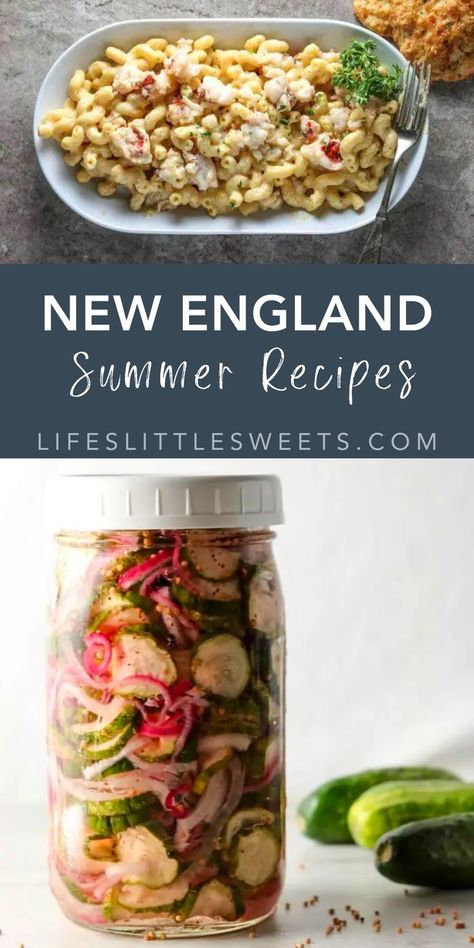 New England Side Dishes, New England Summer Recipes, Traditional Maine Recipes, New England Food Recipes, Cape Cod Recipes, New England Dinner Recipe, Nantucket Recipes, Nantucket Food, New England Clam Bake