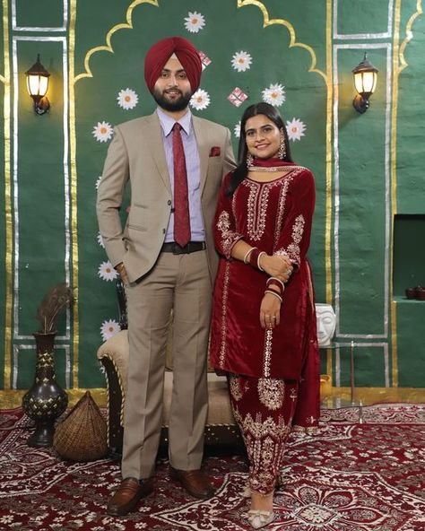 Wedding Outfit Couple, Pajama Men, Bridal Suit, Traditional Values, Bride And Groom Outfits, Suits Punjabi, Punjabi Couple, Pakistani Couture, Best Poses For Photography