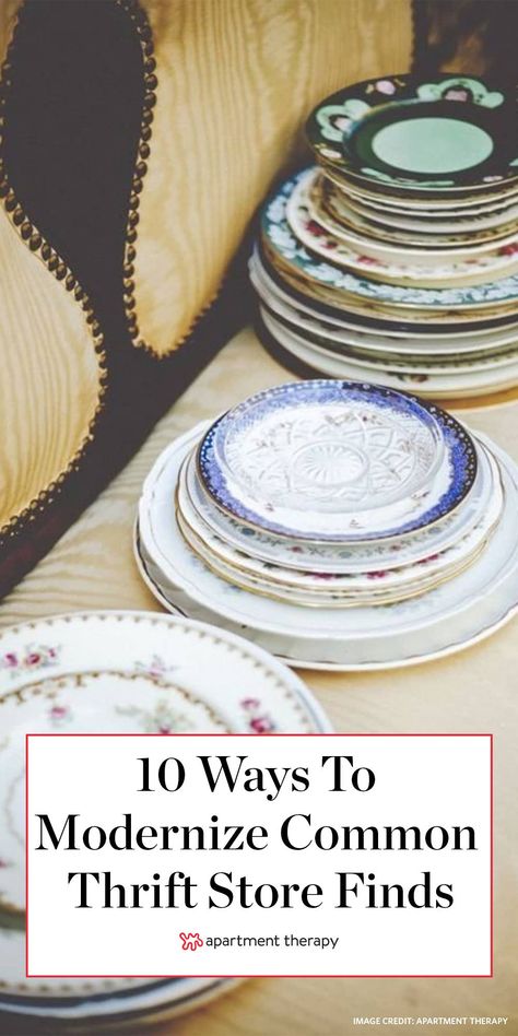 Thrift Store Diy Projects, Flea Market Booth, Mismatched Plates, Thrift Store Upcycle, Thrifted Decor, Thrift Store Makeover, Thrift Store Diy, Thrifted Home, Thrifted Home Decor