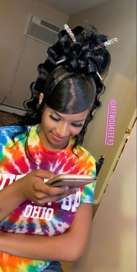 Beautiful Box Braids, Banana Clips, Black Hair Updo Hairstyles, Weave Ponytail Hairstyles, Sleek Ponytail Hairstyles, Banana Hair Clips, Banana For Hair, Black Ponytail Hairstyles, Birthday Hairstyles