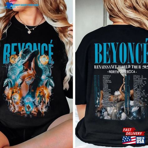 Beyonce Tour Shirt Renaissance World Beyoncé 2023 Sweatshirt Classic Check more at https://bestshirtfordad.com/product/beyonce-tour-shirt-renaissance-world-beyoncé-2023-sweatshirt-classic/ Beyoncé, Sunderland, Beyonce Tour, Grafic Tees, Seattle City, Tour Shirt, Vintage Tees, Beyonce, Unisex T Shirt