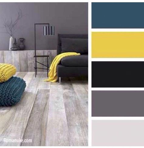 Living Room Decor Gray, Living Room Decor Colors, Living Room Color Schemes, Trendy Living Rooms, Room Paint Colors, Room Color Schemes, Design Room, Bedroom Color Schemes, Grey Flooring