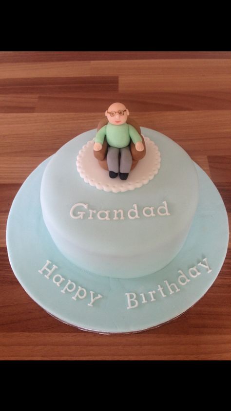 Birthday Cakes For Grandpa Ideas, Grandpa Cake Ideas, Grandad Birthday, Grandad Birthday Cakes, Grandfather Birthday Cake Ideas, House Cake, Home Bakery, Birthday Cake, Cake