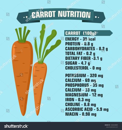 Carrot Nutrition Facts, Carrot Cartoon, Sugar Carrots, Vegetable Cartoon, Craft Templates, Vector Food, Food Product, Nutritional Value, Flow Chart