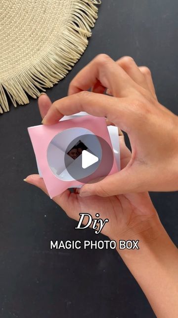 Diy From Boxes Crafts, Picture Pop Up Box Paper Crafts, Magic Box Diy, Photo Craft Ideas, Relief Society Crafts, Diy Box Crafts, Photo Cards Diy, Diy Pop Up Cards, Magic Photo