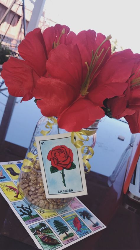 Loteria Theme Party Centerpieces, Loteria Party Ideas Decoration Diy, Mexican Theme Centerpieces Ideas Diy, Loteria Centerpiece, Loteria Centerpiece Ideas, Loteria Decorations, Loteria Cake Ideas, Loteria Party Decorations, Loteria Party Ideas Decoration