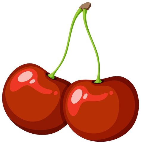 Cute Cherry Drawing, Cartoon Cherries, Cherry Pictures, Foods Clipart, Cherry Pics, Cherry Cartoon, Drawing Cherry, Graffiti Art Drawings, Cherries Art