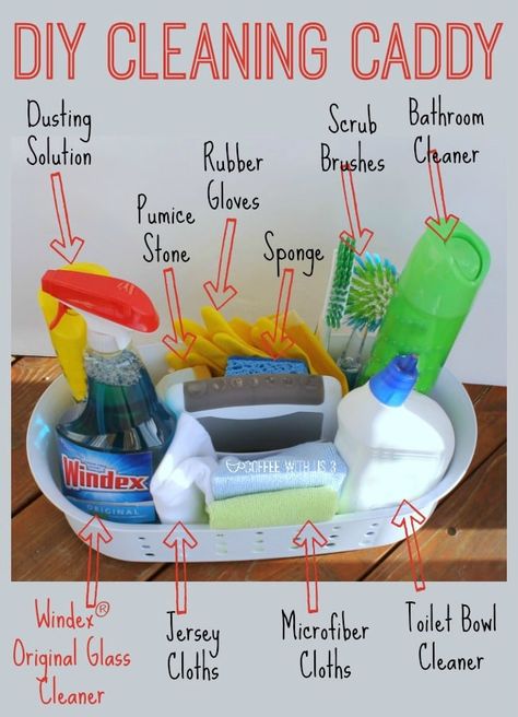 DIY Cleaning Caddy and Free printable cleaning schedule to help make cleaning quick and easy so you can spend time with your family! #‎ad‬ ‪#‎WindexMovieNight‬ Cleaning Supplies Organization Caddy, Cleaning Caddy Organization, Cleaning Caddy Ideas, Declutter Inspiration, Cleaning Supplies Checklist, Free Printable Cleaning Schedule, Cleaning Supplies Caddy, House Keeper, Cleaning Bucket